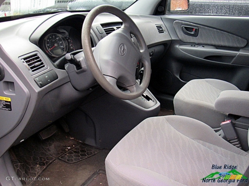2005 Tucson GL - Nordic White / Gray photo #5