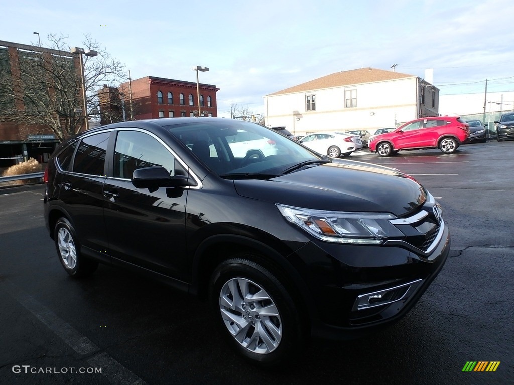 2016 CR-V EX AWD - Crystal Black Pearl / Black photo #1