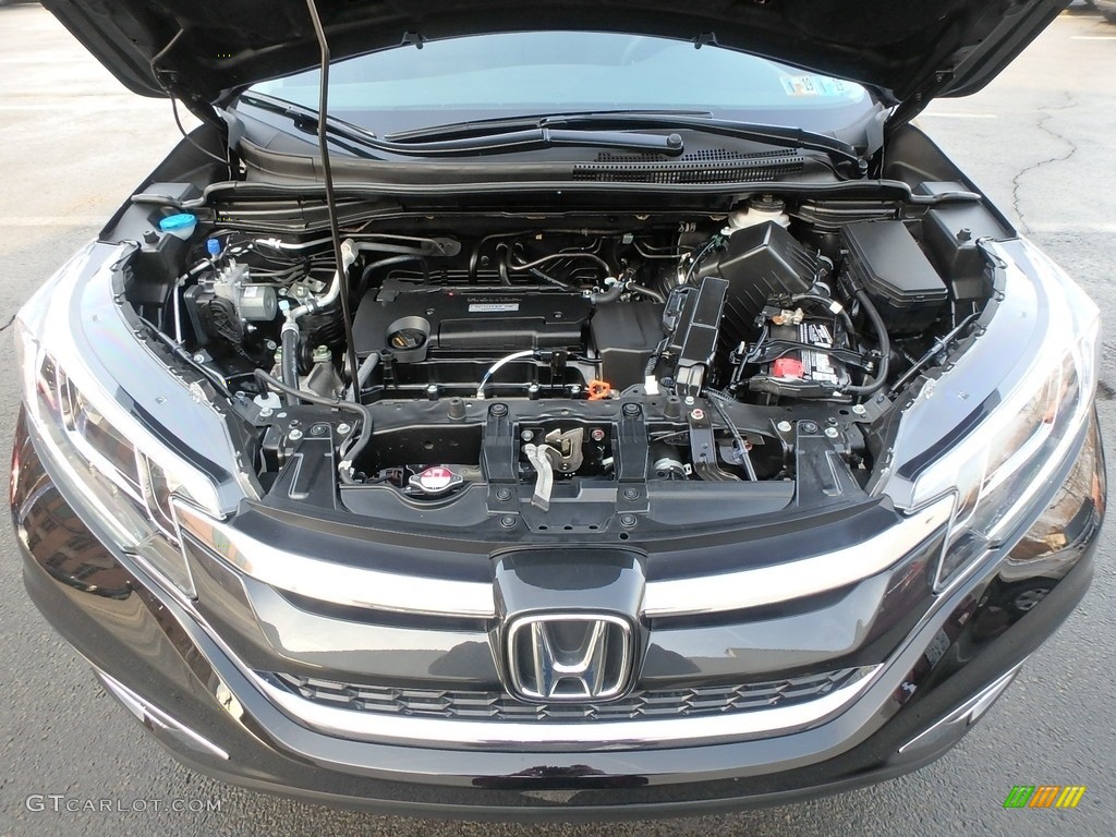 2016 CR-V EX AWD - Crystal Black Pearl / Black photo #18