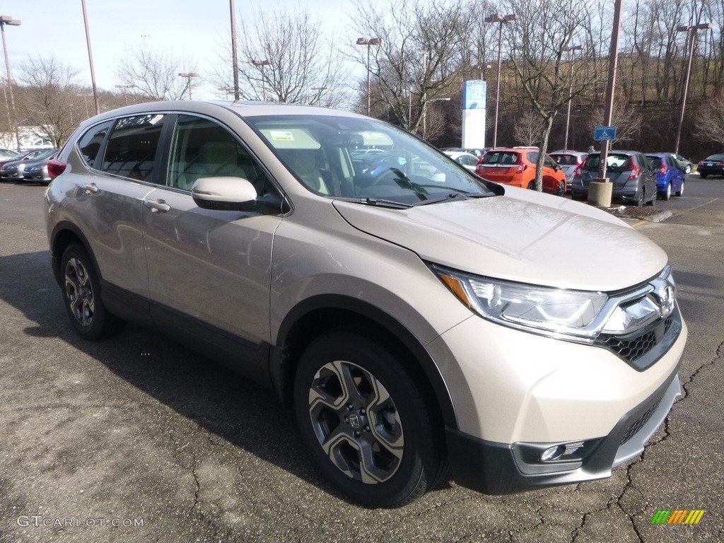2018 CR-V EX-L AWD - Sandstorm Metallic / Ivory photo #5