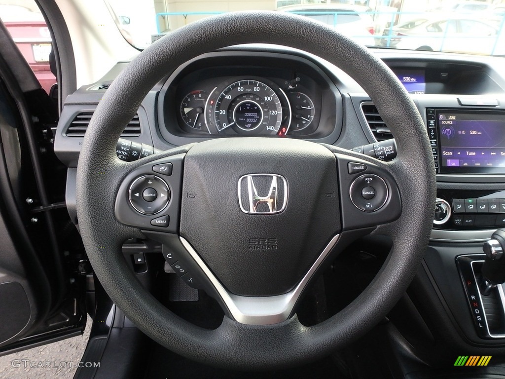 2016 CR-V EX AWD - Crystal Black Pearl / Black photo #22