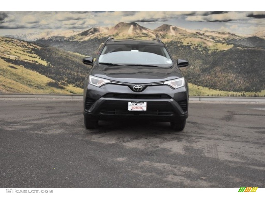 2018 RAV4 LE AWD - Magnetic Gray Metallic / Black photo #2