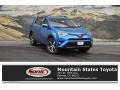 2018 Electric Storm Blue Toyota RAV4 XLE AWD  photo #1