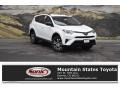 2018 Super White Toyota RAV4 LE AWD  photo #1