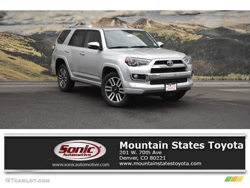 2018 4Runner Limited 4x4 - Classic Silver Metallic / Redwood photo #1