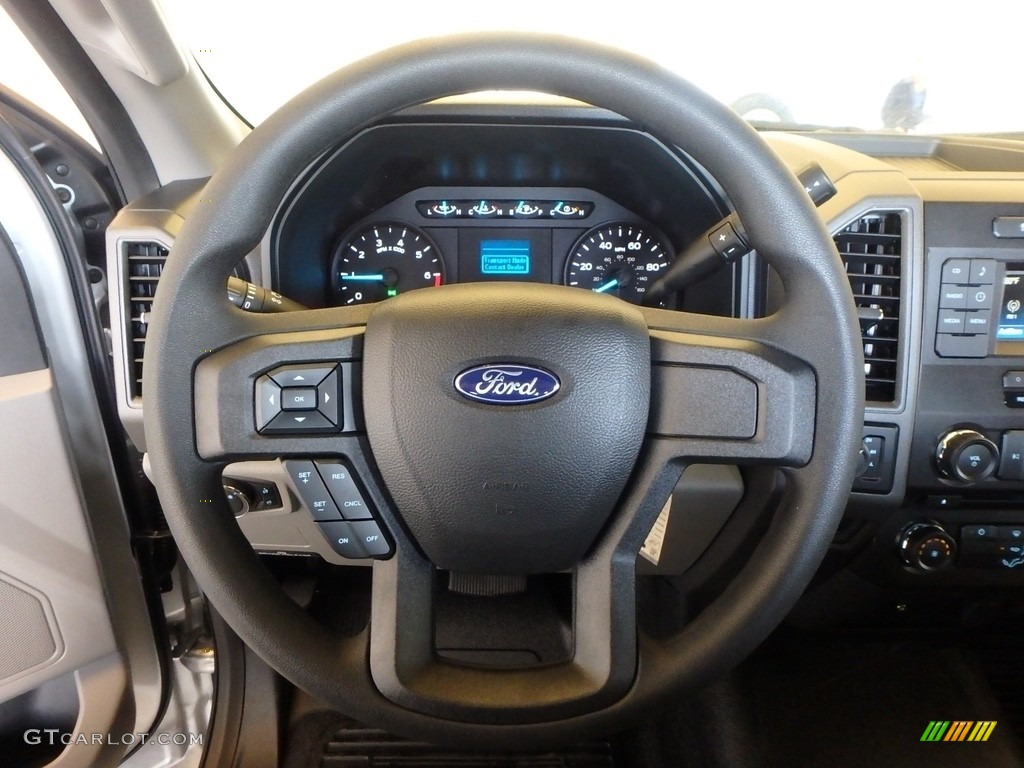 2018 Ford F250 Super Duty XL Regular Cab 4x4 Earth Gray Steering Wheel Photo #124885935