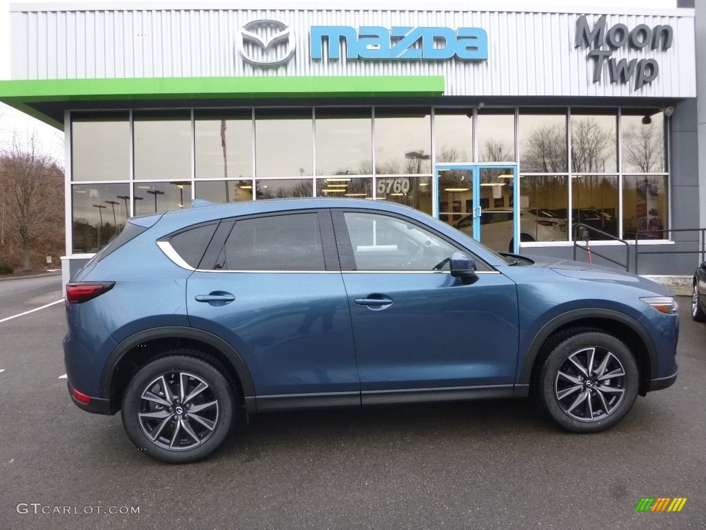 2018 CX-5 Grand Touring AWD - Eternal Blue Metallic / Black photo #1