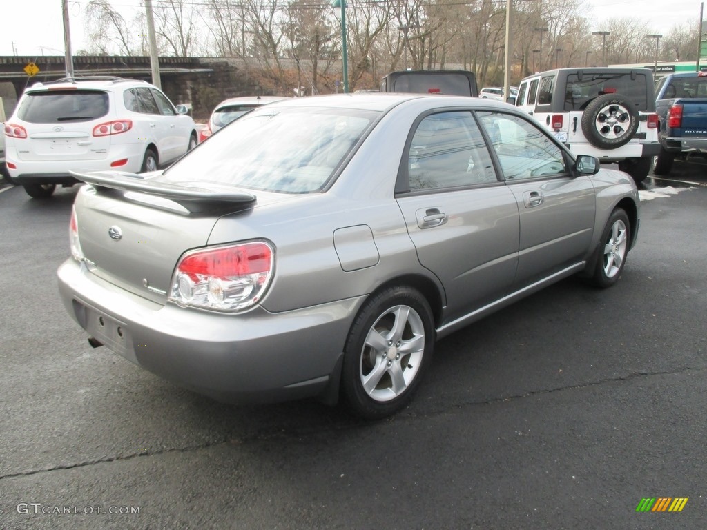 2007 Impreza 2.5i Sedan - Urban Gray Metallic / Anthracite Black photo #6