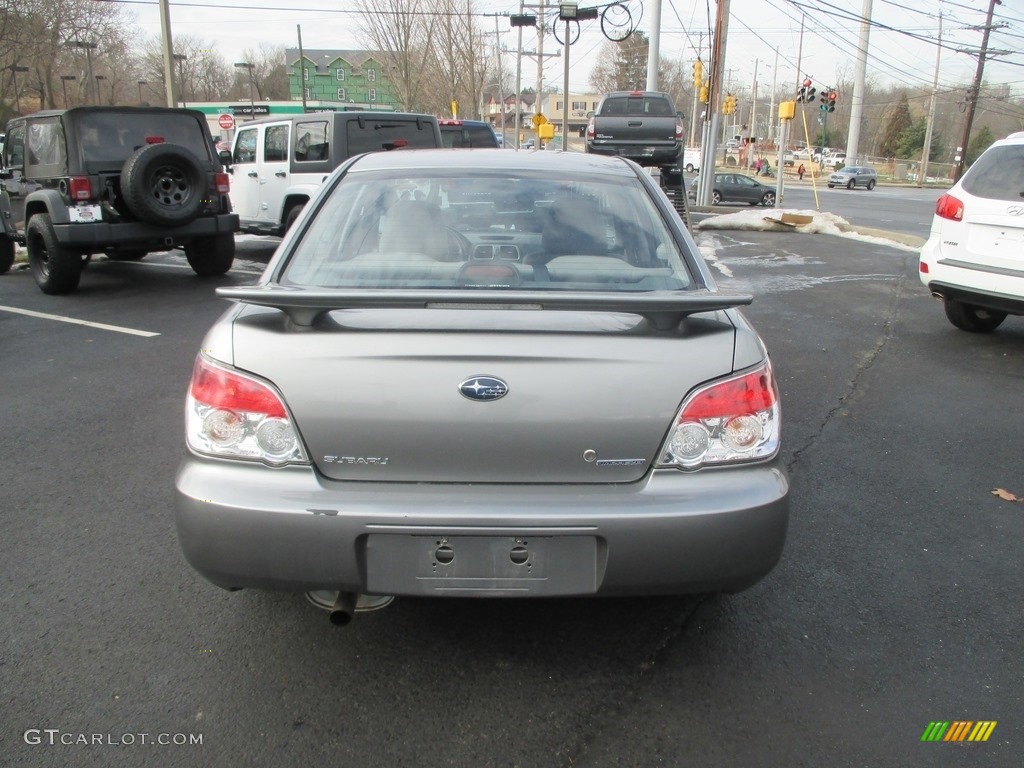 2007 Impreza 2.5i Sedan - Urban Gray Metallic / Anthracite Black photo #7