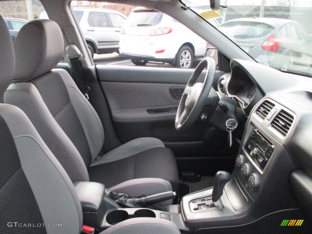 2007 Impreza 2.5i Sedan - Urban Gray Metallic / Anthracite Black photo #16