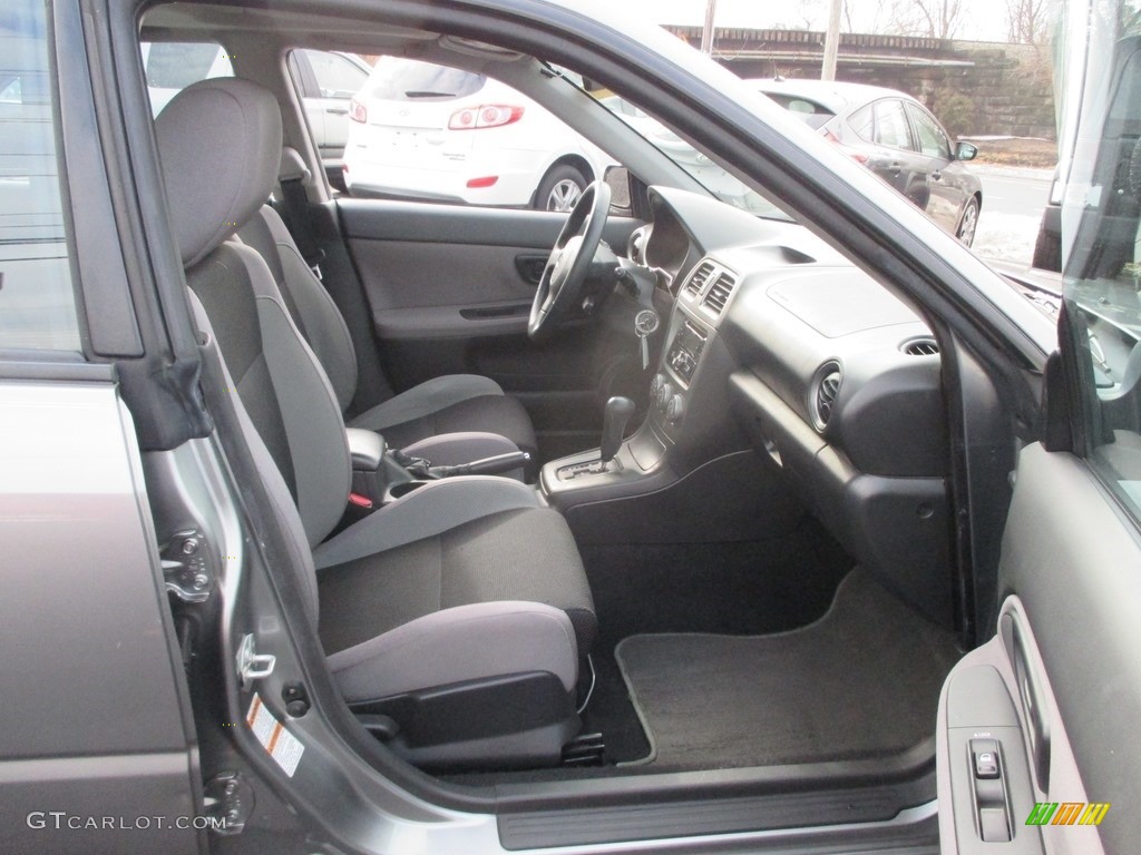 2007 Impreza 2.5i Sedan - Urban Gray Metallic / Anthracite Black photo #17