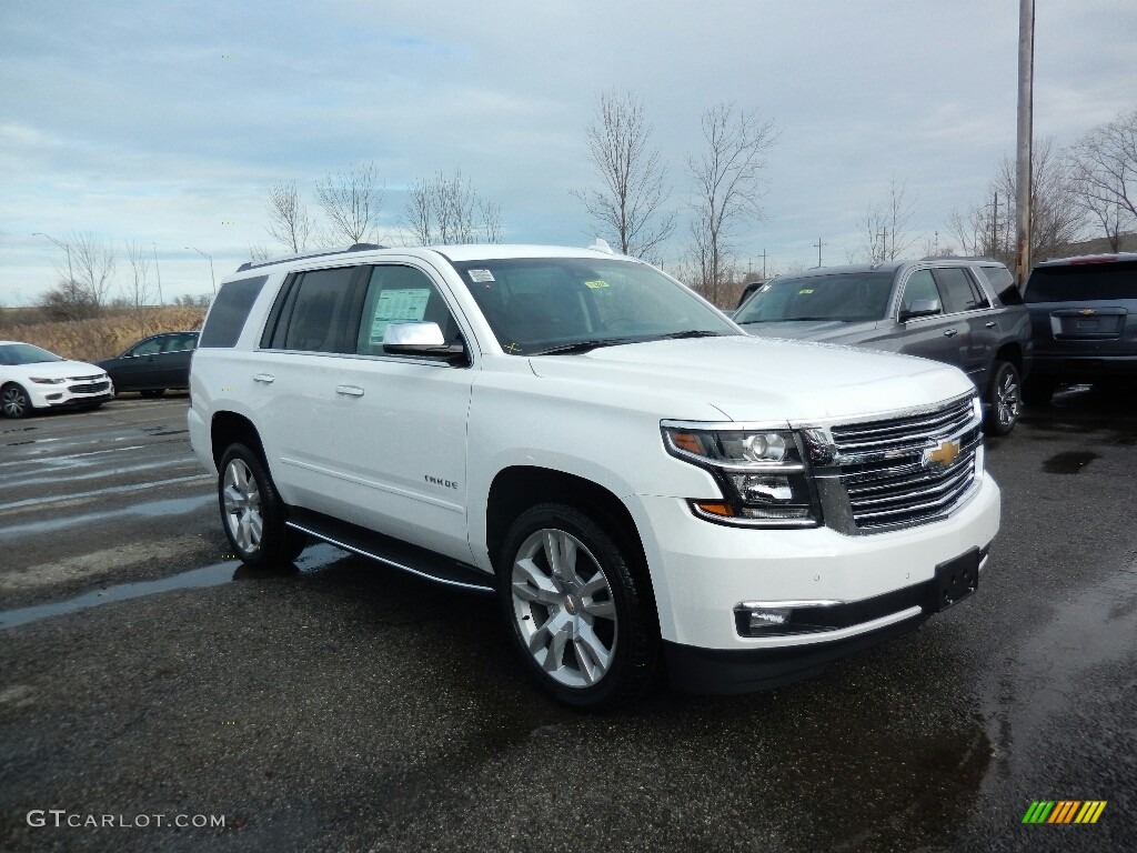 Summit White 2018 Chevrolet Tahoe Premier 4WD Exterior Photo #124886823