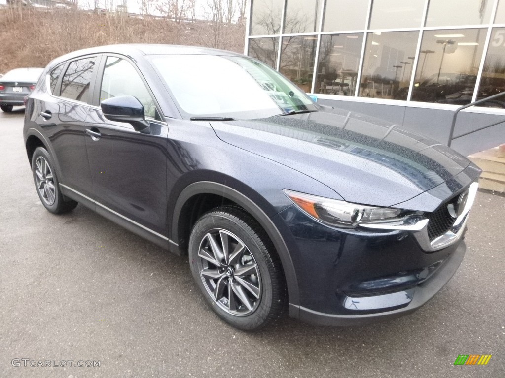 Deep Crystal Blue Mica 2018 Mazda CX-5 Touring AWD Exterior Photo #124886913