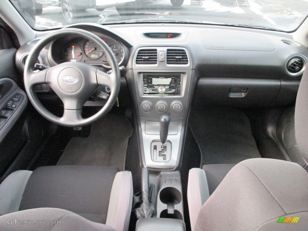 2007 Impreza 2.5i Sedan - Urban Gray Metallic / Anthracite Black photo #24