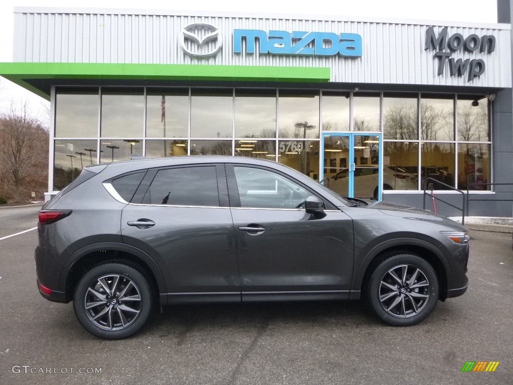 2018 CX-5 Grand Touring AWD - Machine Gray Metallic / Black photo #1