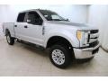 2017 Ingot Silver Ford F350 Super Duty XL Crew Cab 4x4  photo #1