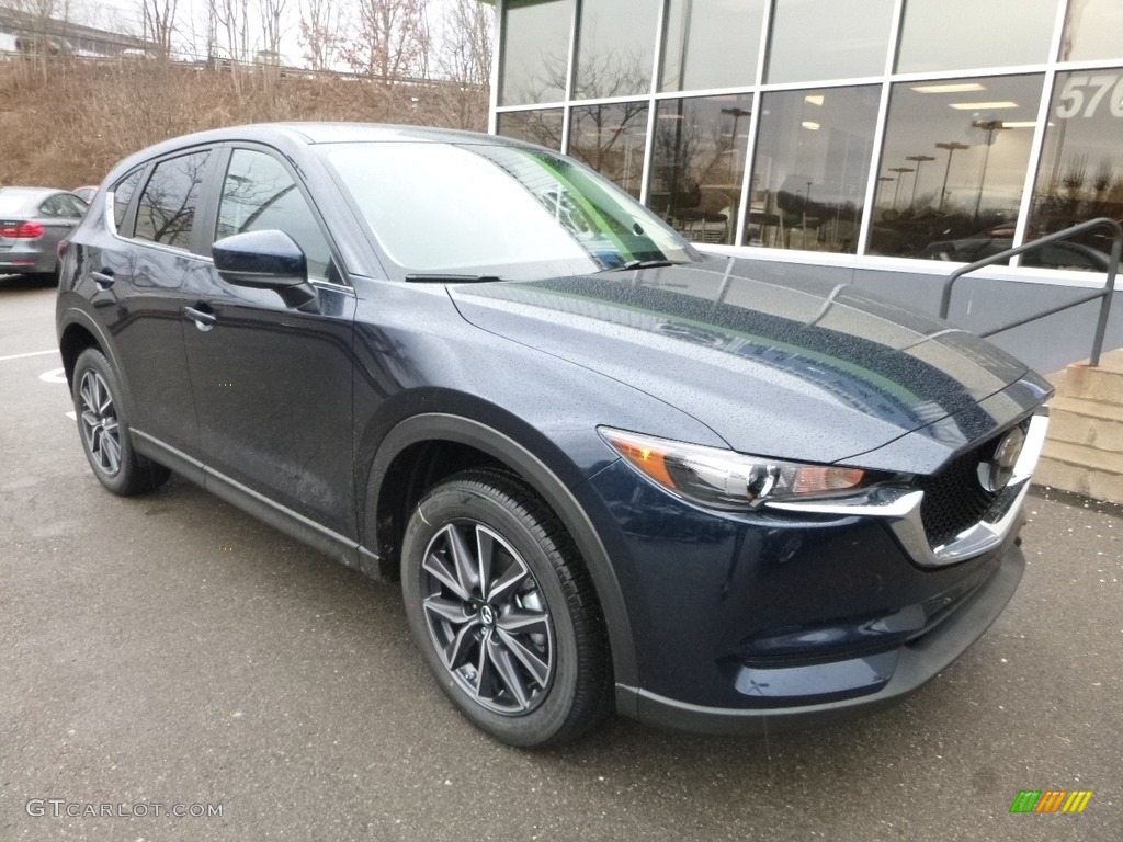 Deep Crystal Blue Mica 2018 Mazda CX-5 Touring AWD Exterior Photo #124888137