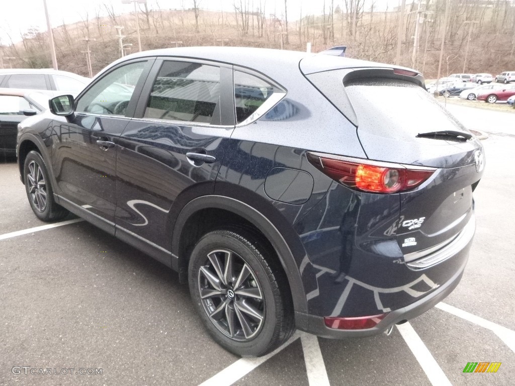 2018 CX-5 Touring AWD - Deep Crystal Blue Mica / Black photo #6