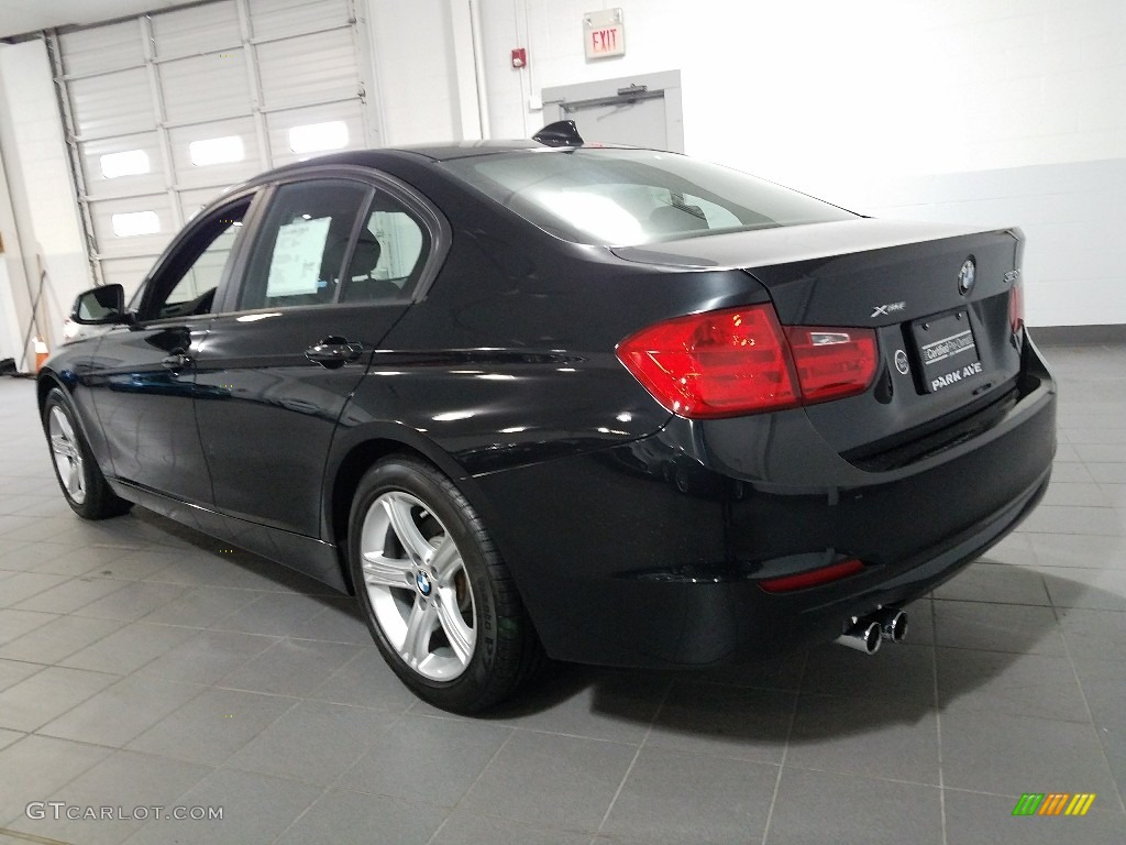 2014 3 Series 328i xDrive Sedan - Black Sapphire Metallic / Black photo #6