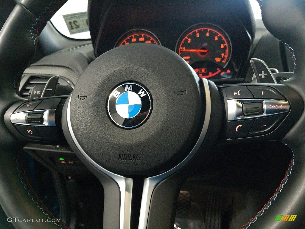 2017 M2 Coupe - Long Beach Blue Metallic / Dakota Black/Blue Highlight photo #26