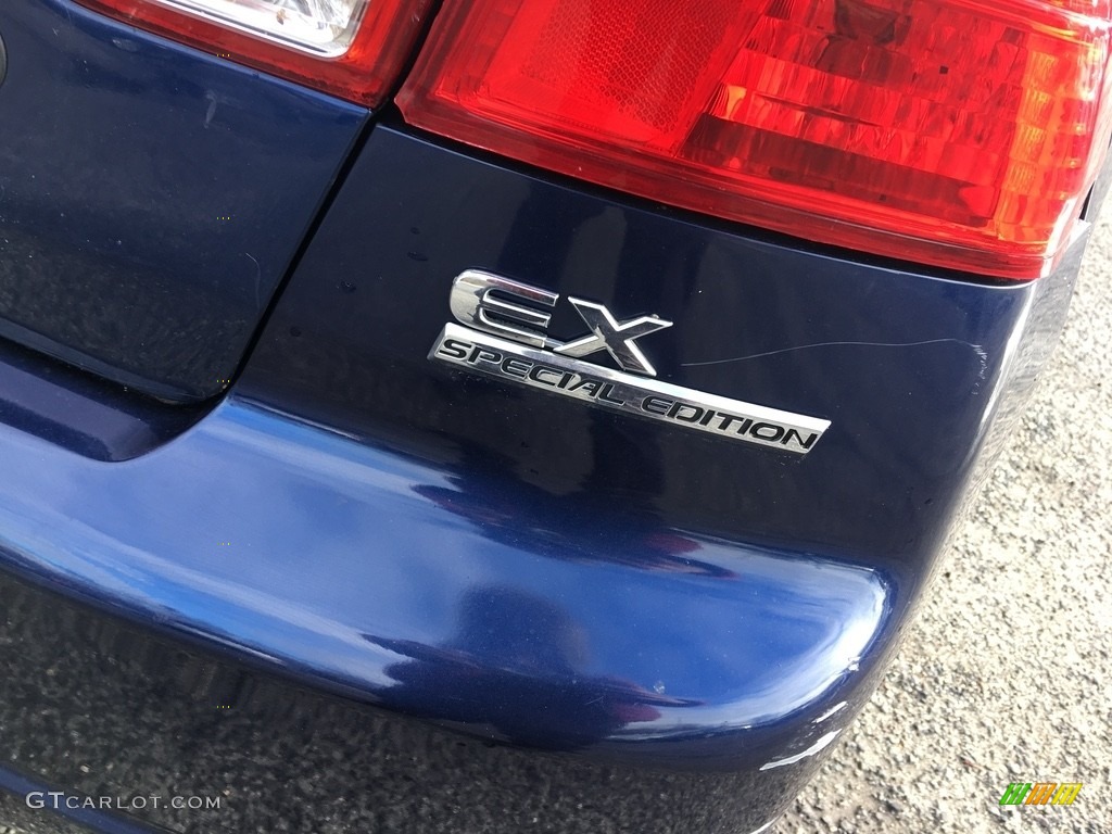 2005 Civic EX Sedan - Eternal Blue Pearl / Gray photo #6