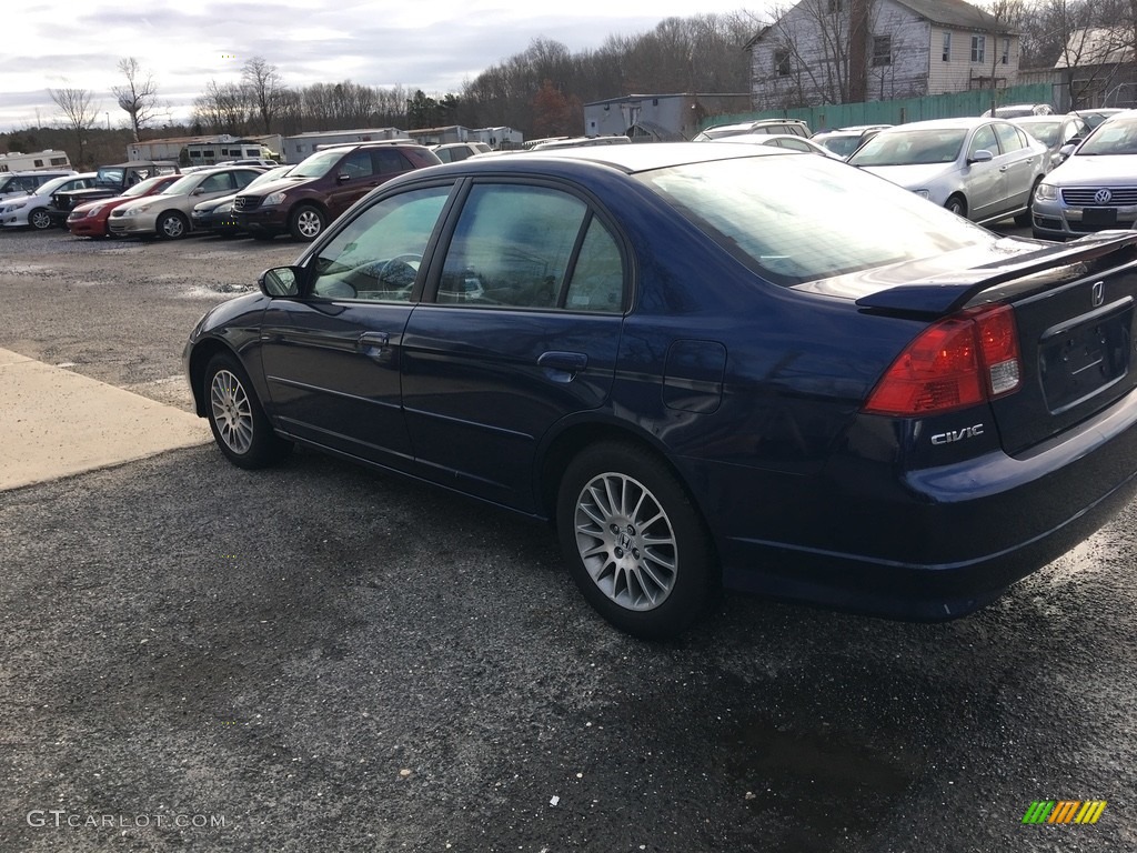 2005 Civic EX Sedan - Eternal Blue Pearl / Gray photo #7