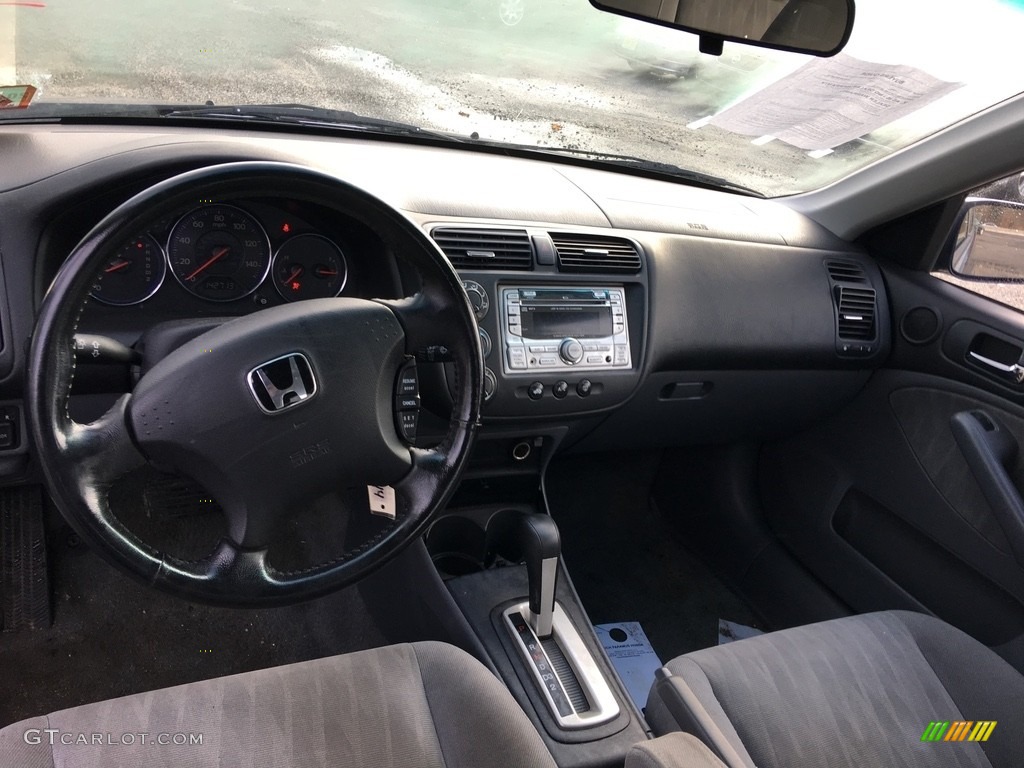 2005 Civic EX Sedan - Eternal Blue Pearl / Gray photo #10