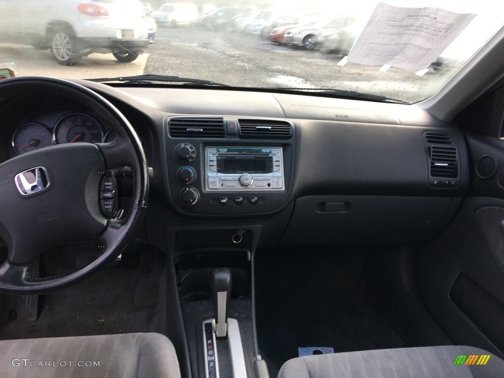 2005 Civic EX Sedan - Eternal Blue Pearl / Gray photo #11