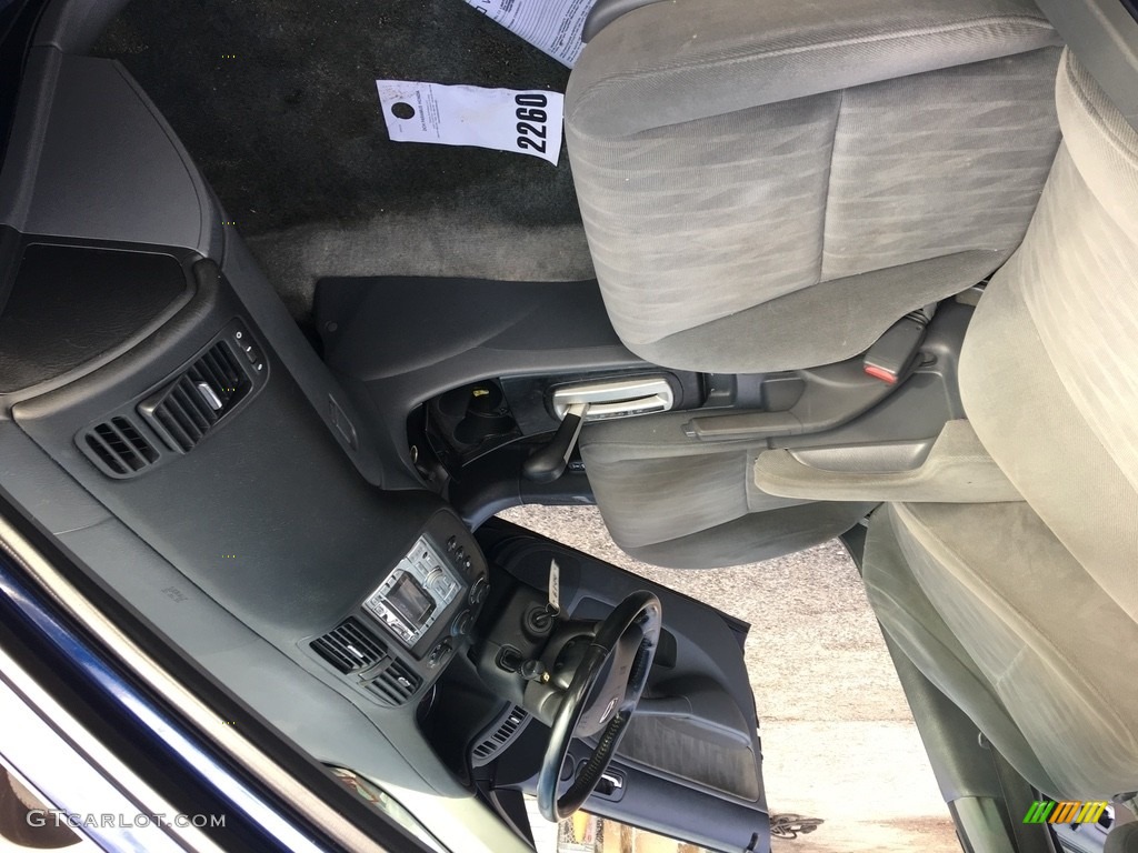 2005 Civic EX Sedan - Eternal Blue Pearl / Gray photo #15