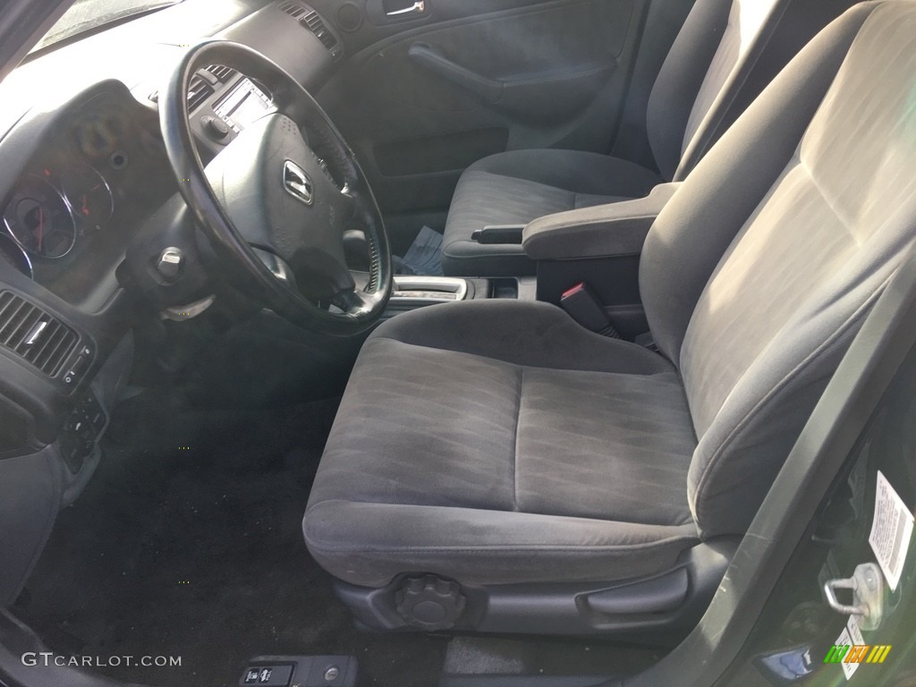 2005 Civic EX Sedan - Eternal Blue Pearl / Gray photo #17