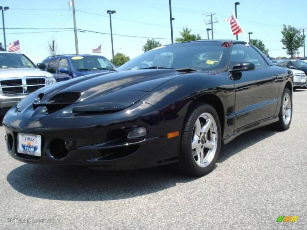 Black Pontiac Firebird