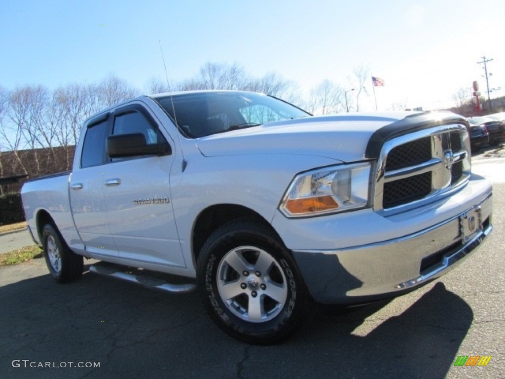 2011 Ram 1500 SLT Quad Cab - Bright White / Dark Slate Gray/Medium Graystone photo #2