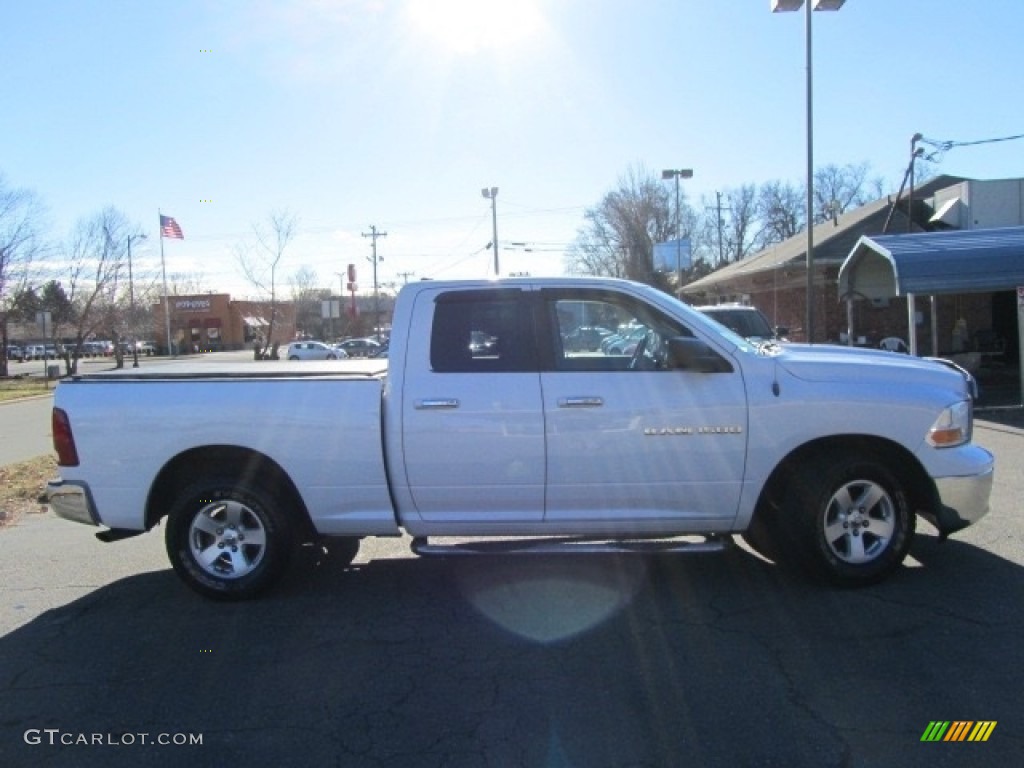 2011 Ram 1500 SLT Quad Cab - Bright White / Dark Slate Gray/Medium Graystone photo #11