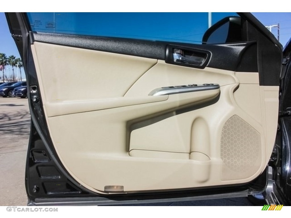 2014 Camry Hybrid XLE - Attitude Black Metallic / Ash photo #14