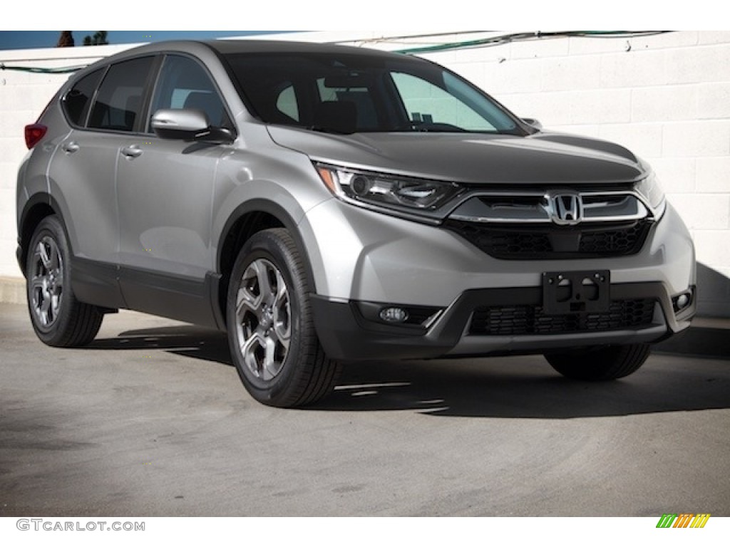 2018 CR-V EX - Lunar Silver Metallic / Gray photo #1