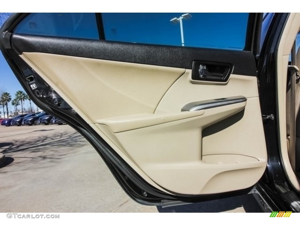 2014 Camry Hybrid XLE - Attitude Black Metallic / Ash photo #19