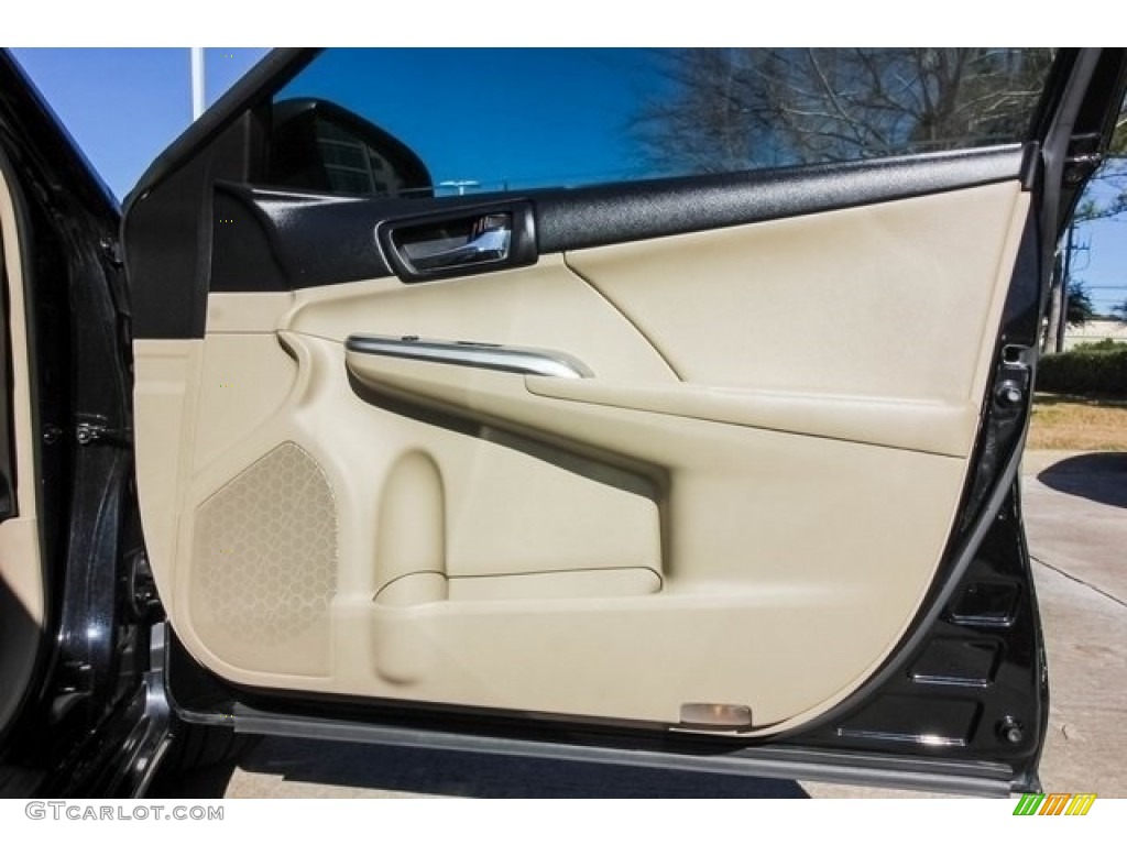 2014 Camry Hybrid XLE - Attitude Black Metallic / Ash photo #24