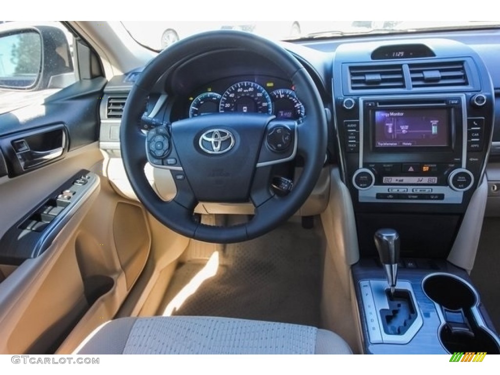 2014 Camry Hybrid XLE - Attitude Black Metallic / Ash photo #28