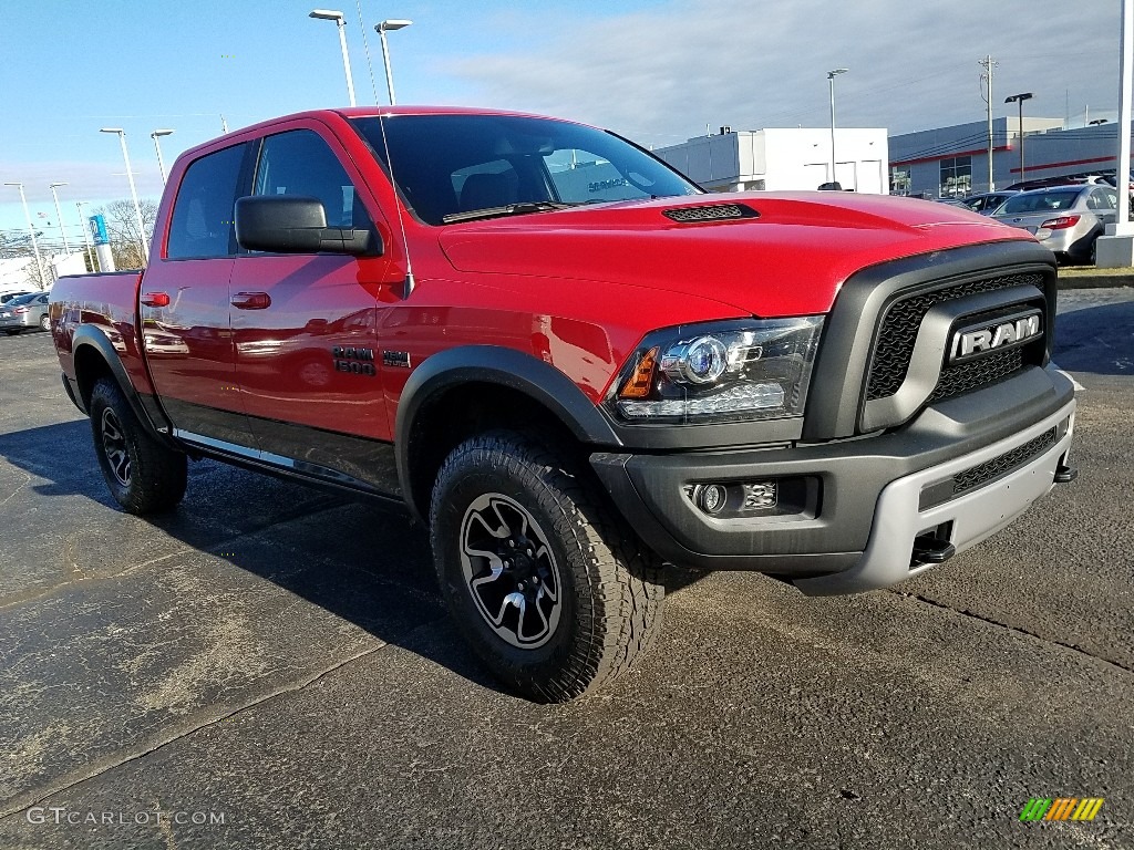 2017 1500 Rebel Crew Cab 4x4 - Delmonico Red Pearl / Rebel Theme Red/Black photo #1