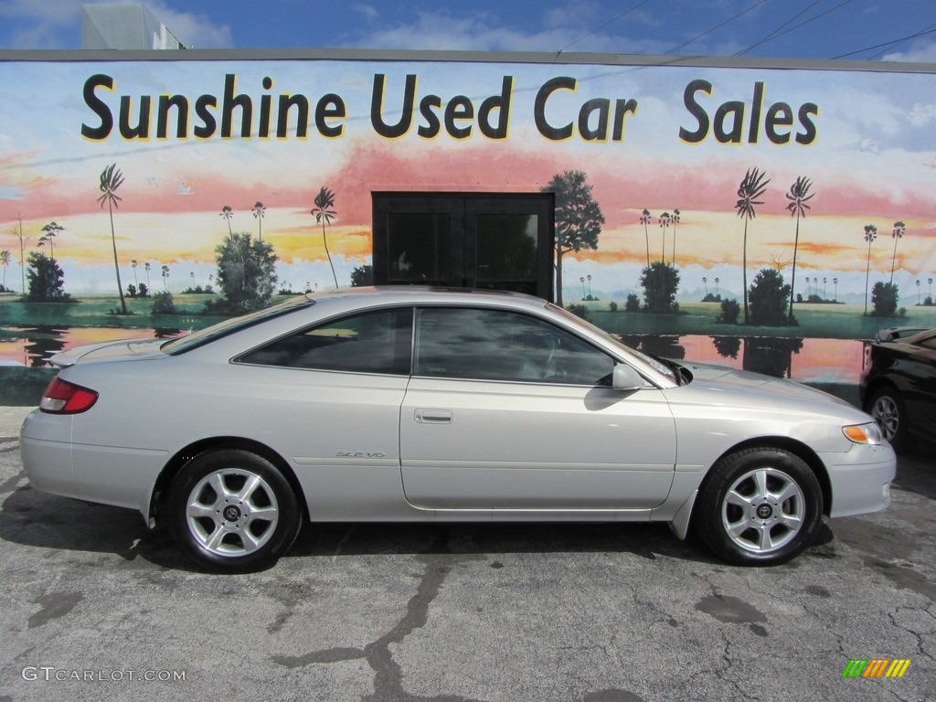 2000 Solara SLE V6 Coupe - Silver Stream Opal / Charcoal photo #2