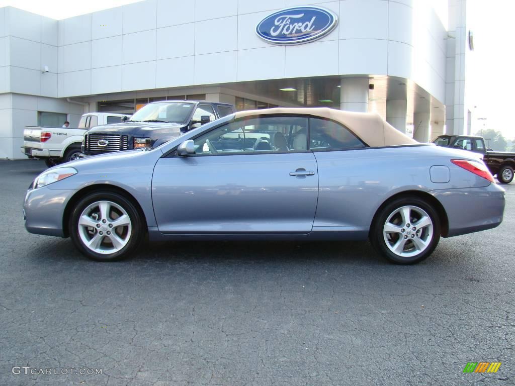 2007 Solara SLE V6 Convertible - Cosmic Blue Metallic / Ivory photo #5