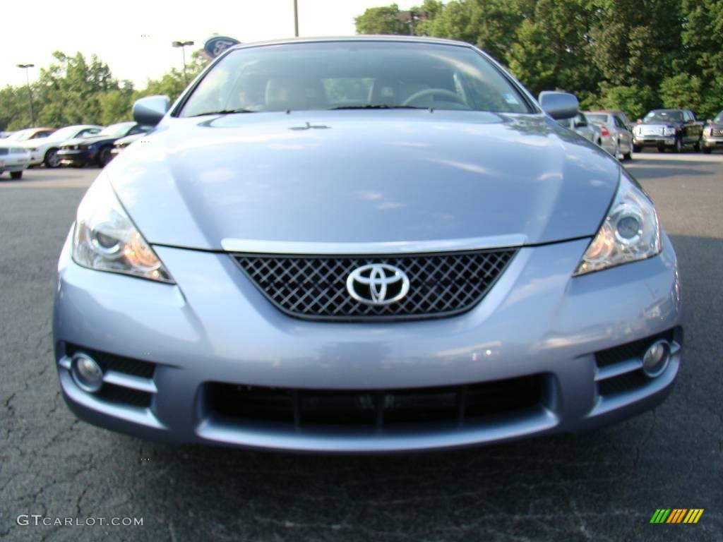 2007 Solara SLE V6 Convertible - Cosmic Blue Metallic / Ivory photo #7