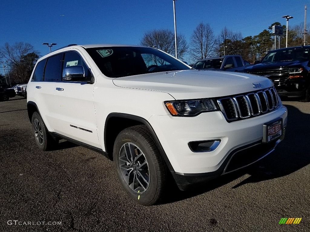 2018 Grand Cherokee Limited 4x4 - Bright White / Black photo #1