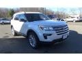 2018 White Platinum Ford Explorer XLT 4WD  photo #1