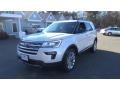 2018 White Platinum Ford Explorer XLT 4WD  photo #3