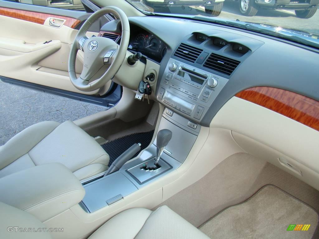 2007 Solara SLE V6 Convertible - Cosmic Blue Metallic / Ivory photo #11