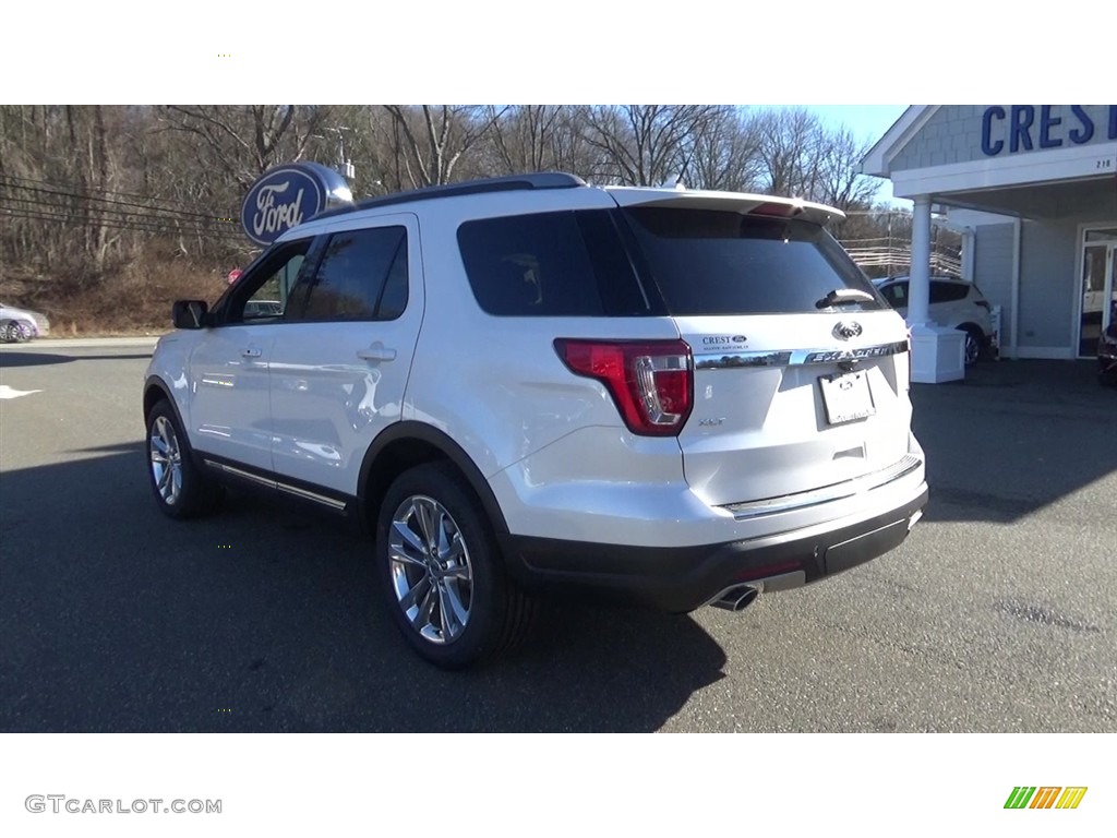 2018 Explorer XLT 4WD - White Platinum / Medium Stone photo #5