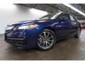 Fathom Blue Pearl 2017 Acura TLX V6 Technology Sedan