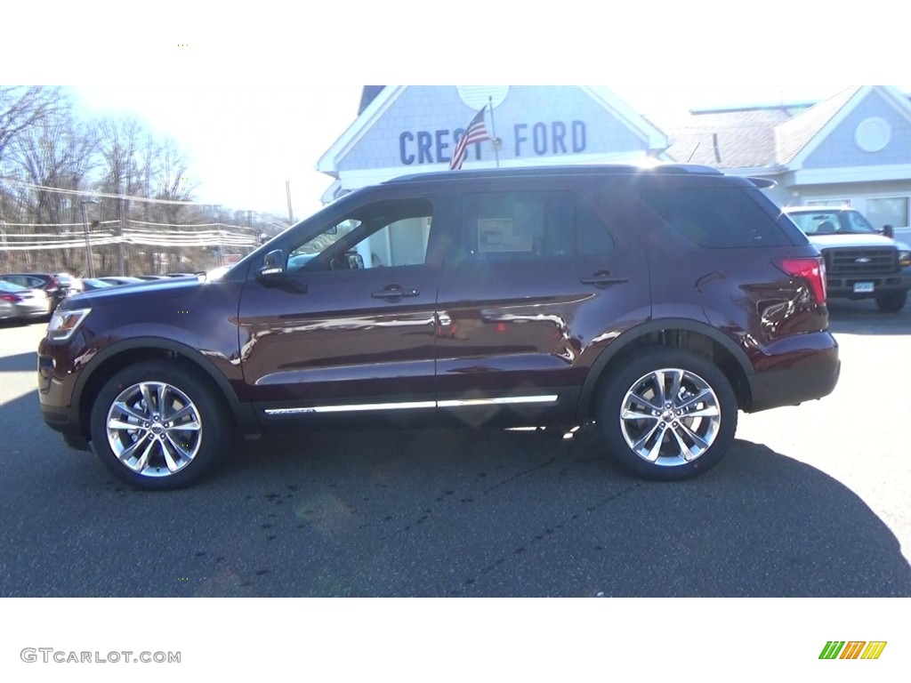 2018 Explorer XLT 4WD - Burgundy Velvet / Ebony Black photo #4
