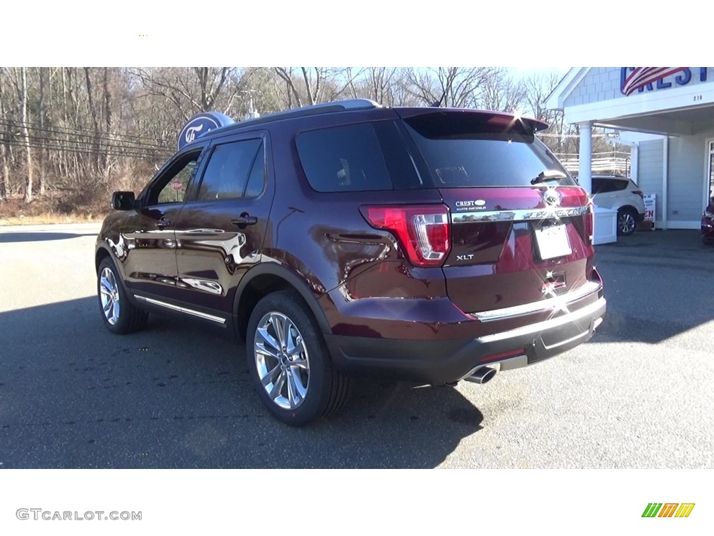 2018 Explorer XLT 4WD - Burgundy Velvet / Ebony Black photo #5